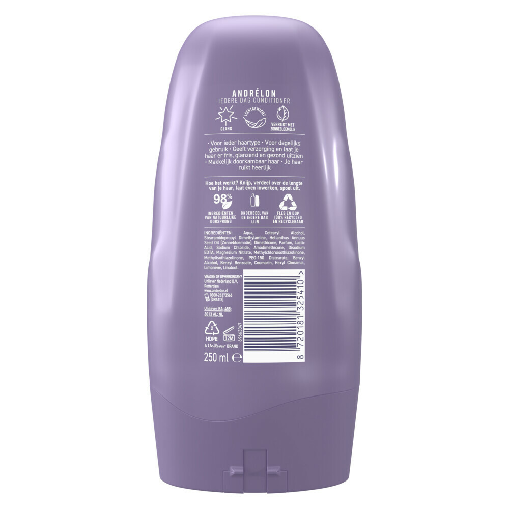 6x Andrelon Conditioner Iedere Dag250 ml