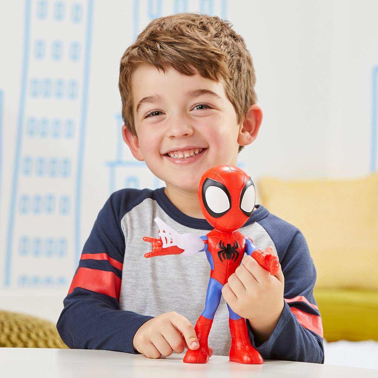 Hasbro Marvel Spidey and His Amazing Friends supergroßer Spidey Mehrfarbig Spielfigur