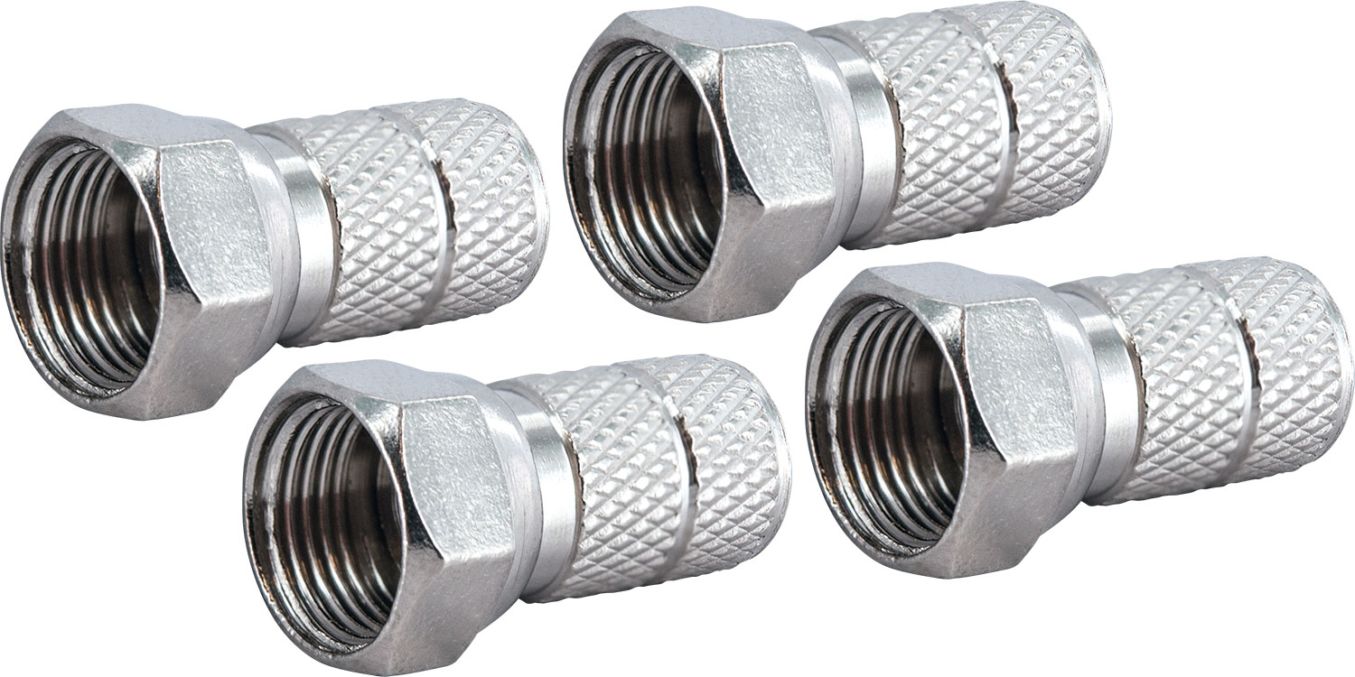 Schwaiger FST6504 6,5 mm set van 4 F-stekkers
