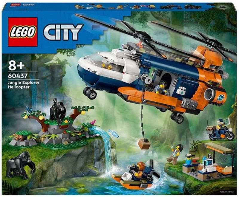 LEGO - City 60437 - Jungleonderzoekers - Speelset - Multi-kleur - Inclusief Minifiguren