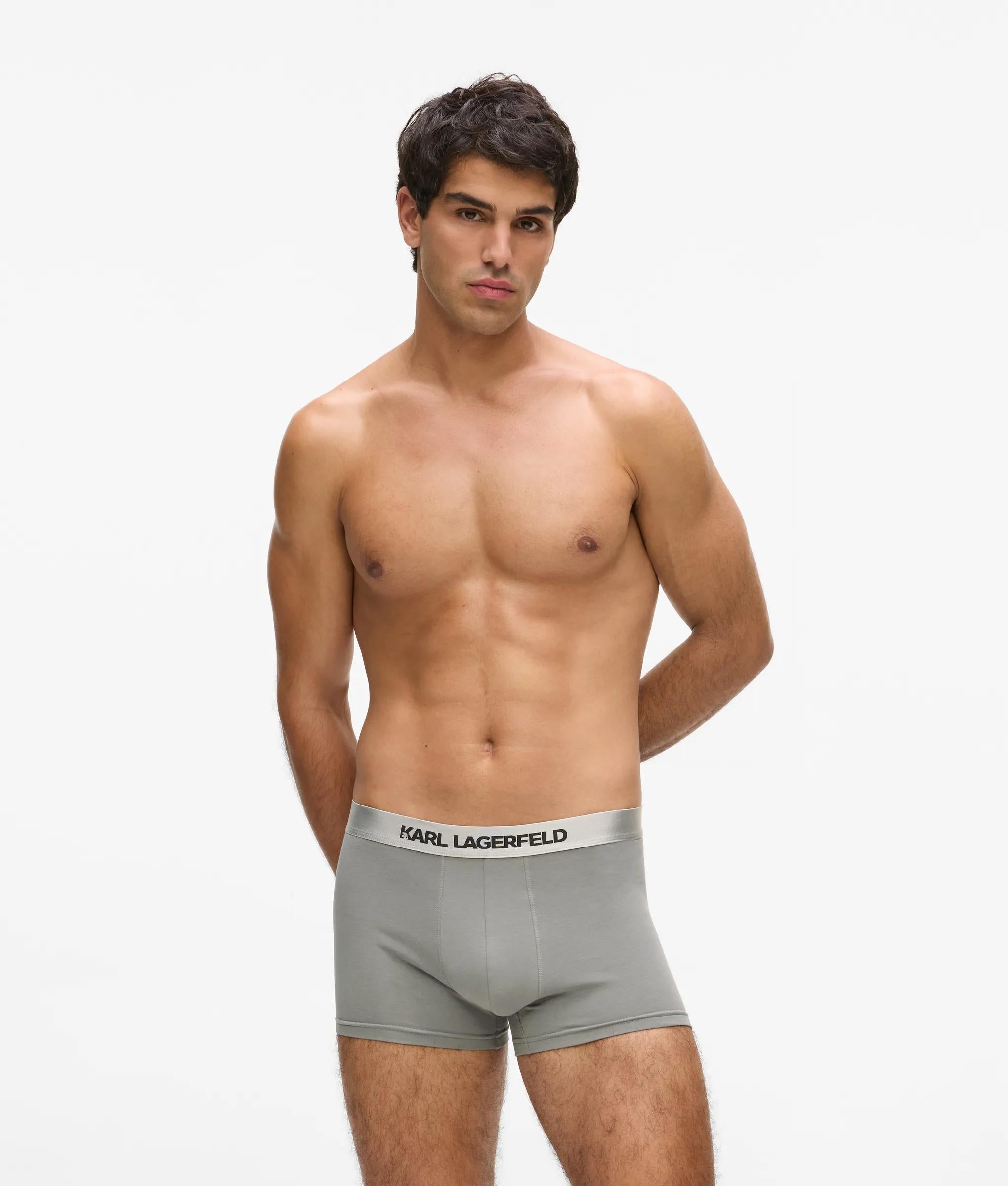 Metallic boxers met logo – 3 stuks