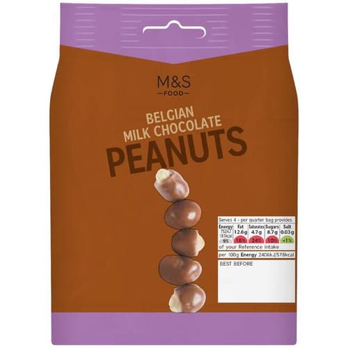 Marks & Spencer Belgian Milk Chocolate Peanuts