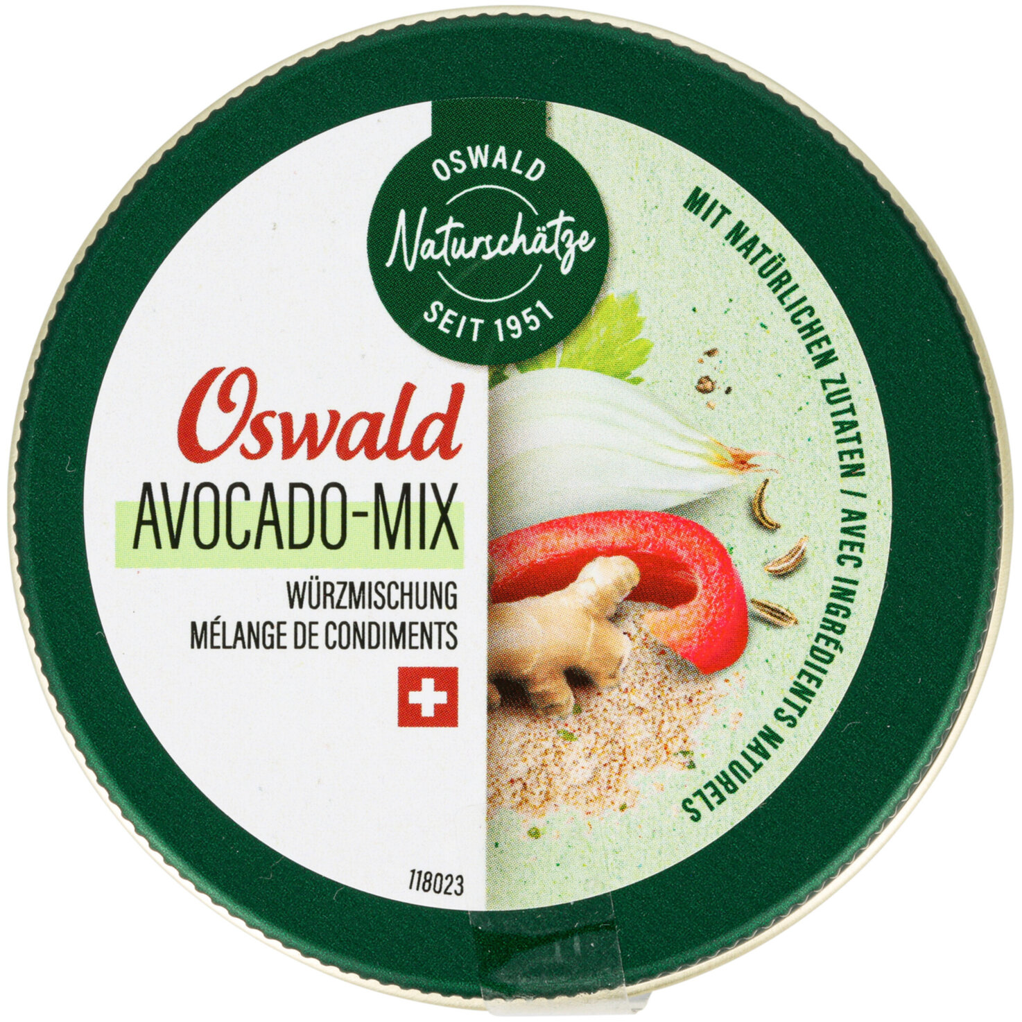 Oswald Naturschätze Würzmischung Avocado Mix