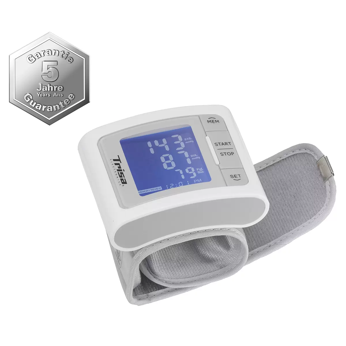 Blutdruck Messgerät Simple Wrist 4.0 weiss,grau,blau