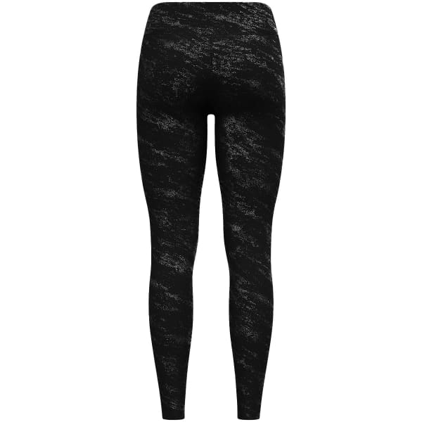 Collant running ODLO ZEROWEIGHT PRINT REFLECTIVE TIGHTS W BLACK
