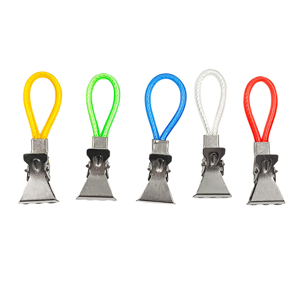 Pince accroche torchon inox x5