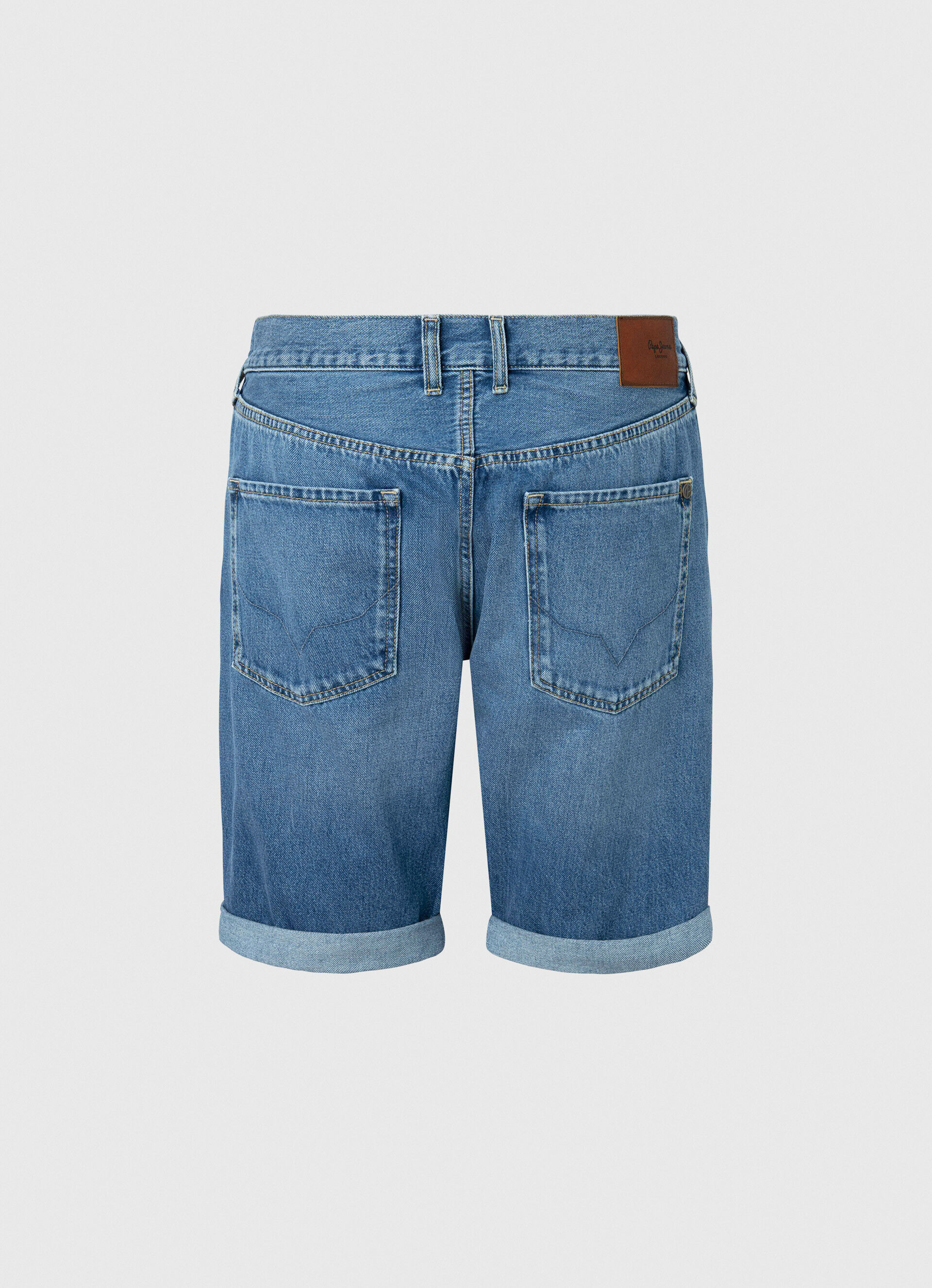 CALLEN FIT RELAXED DENIM BERMUDA - jeans