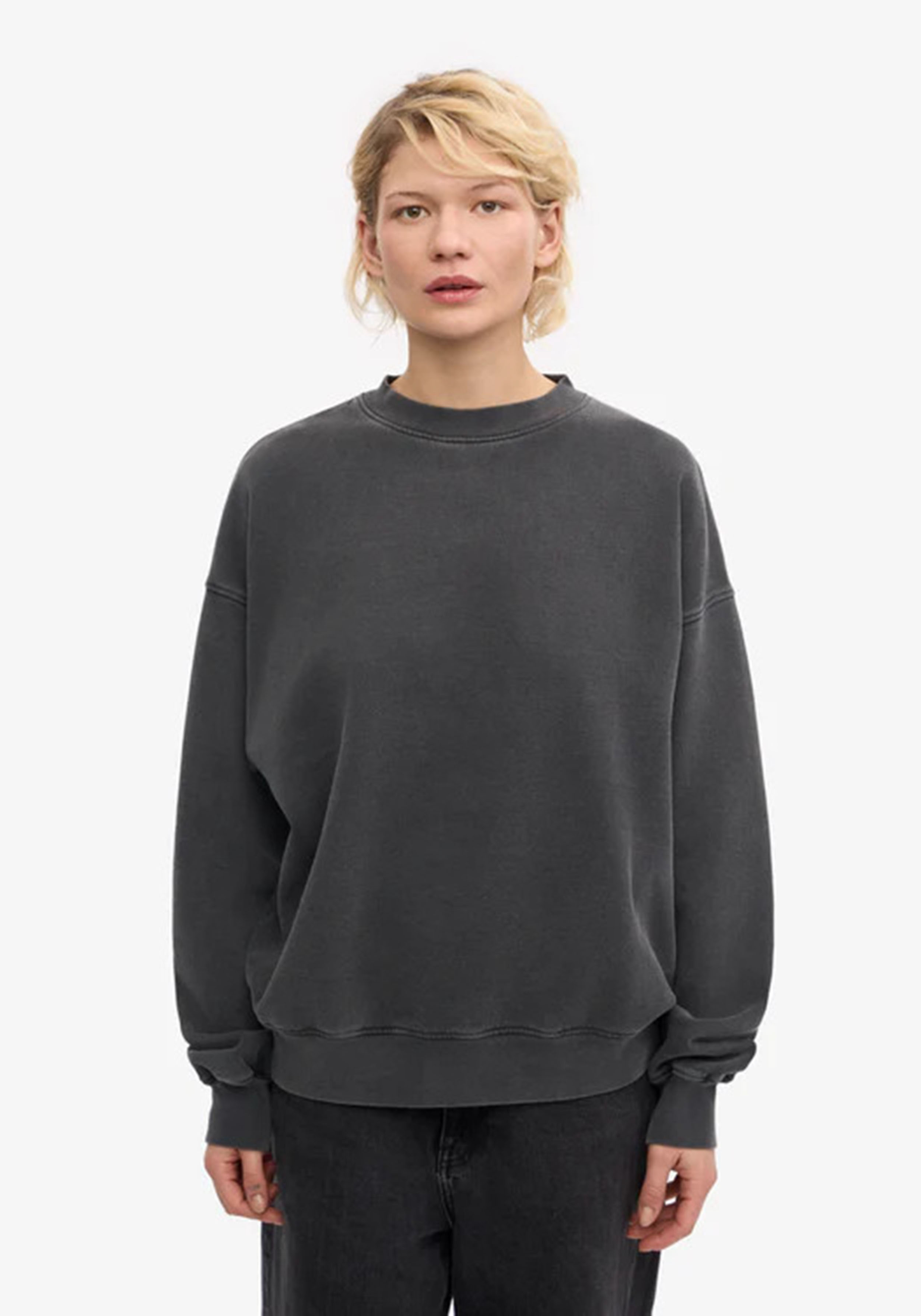 Colorful Standard Oversized Sweatshirt Faded Black