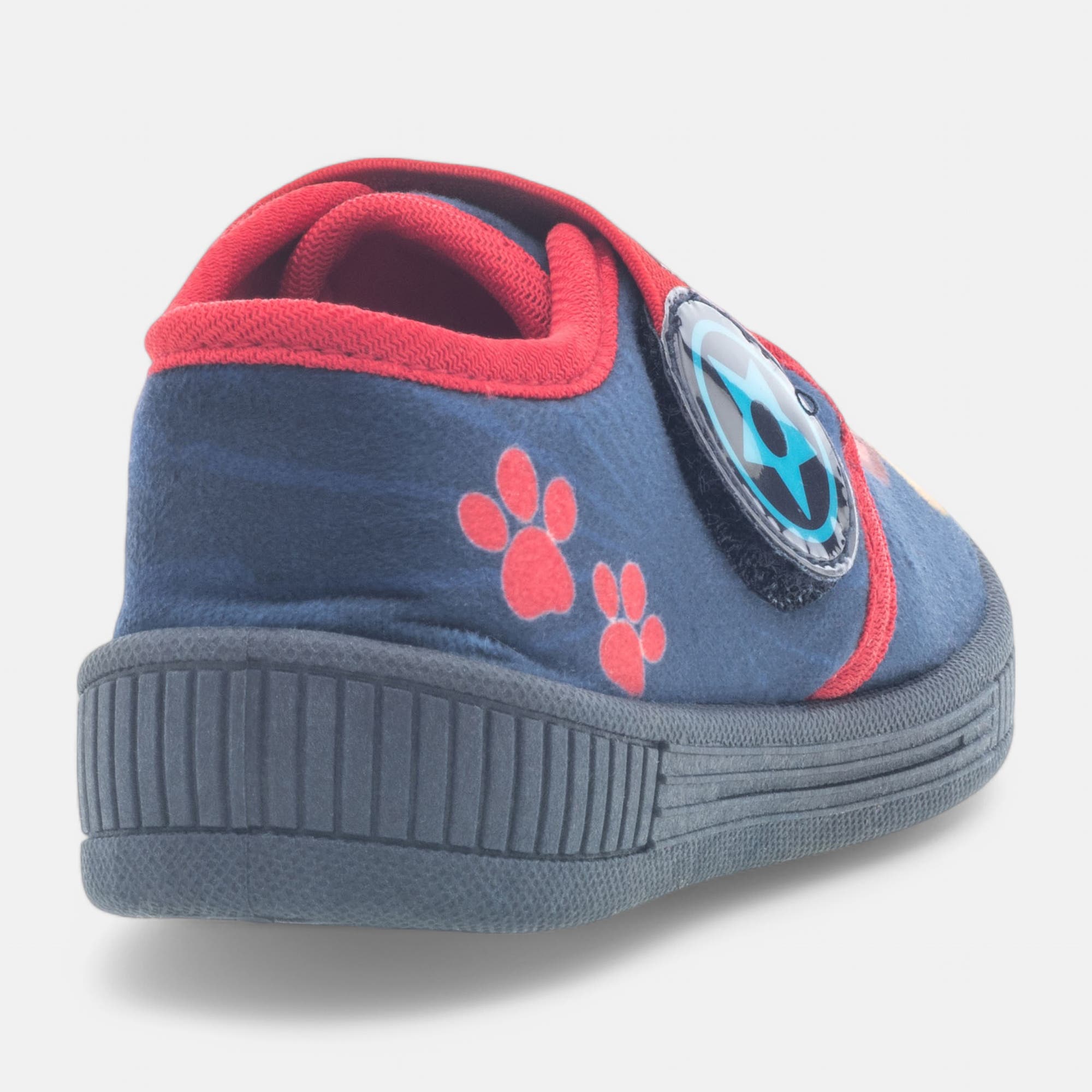 Pantoufles attaches velcros Garçon bleu marine