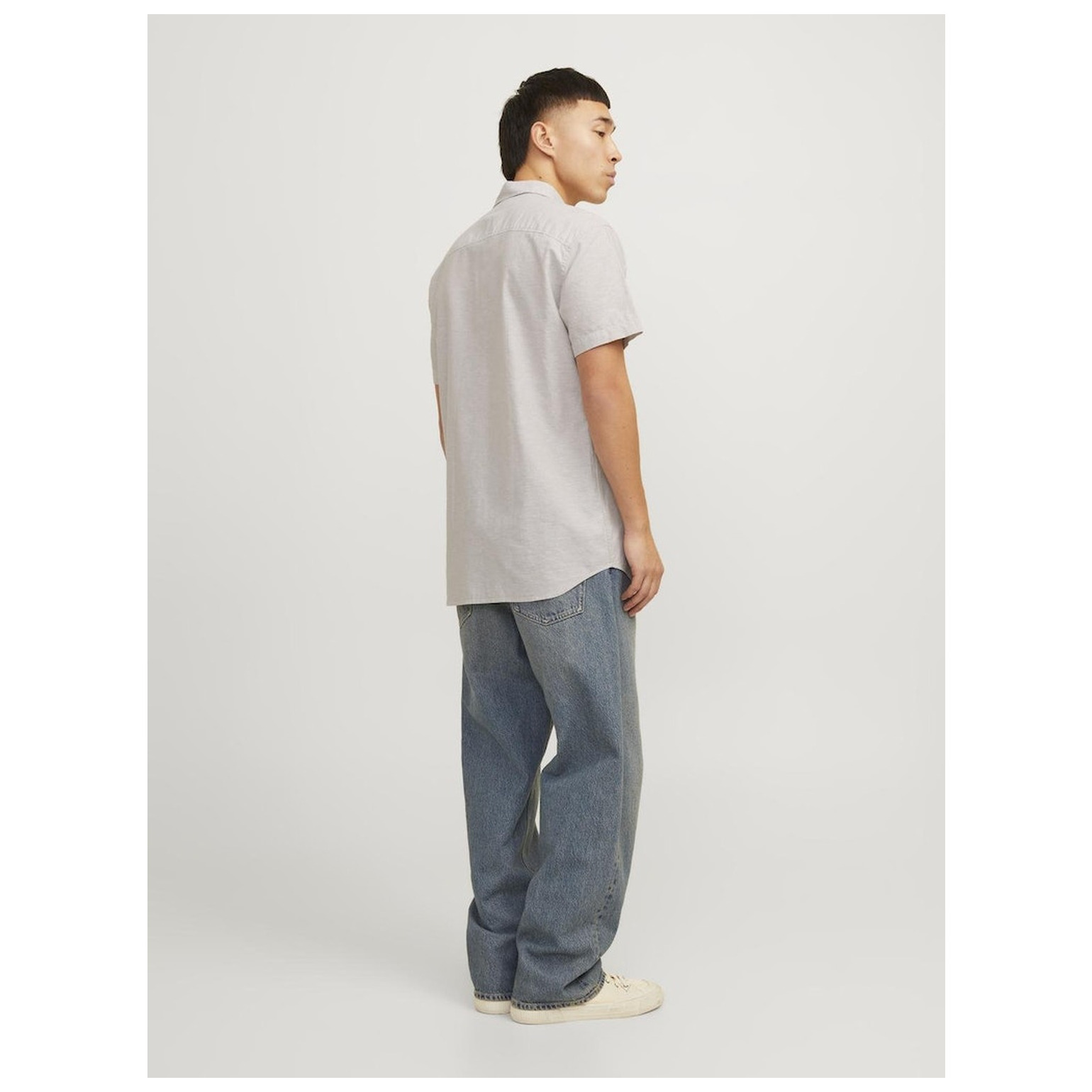 Jack & Jones JJESUMMER LINEN BLEND SHIRT SS