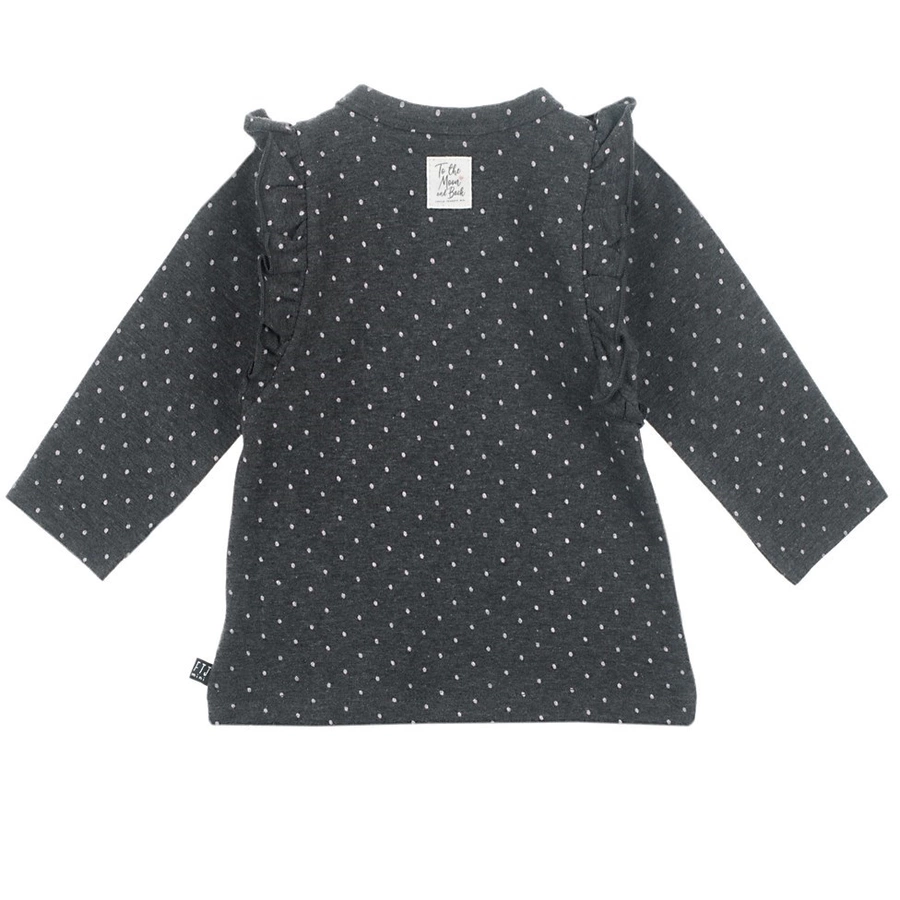 Feetje Longsleeve Dots anthrazit-melange