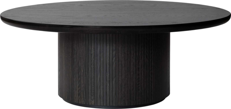 Gubi Moon salontafel Ø120 donker eiken