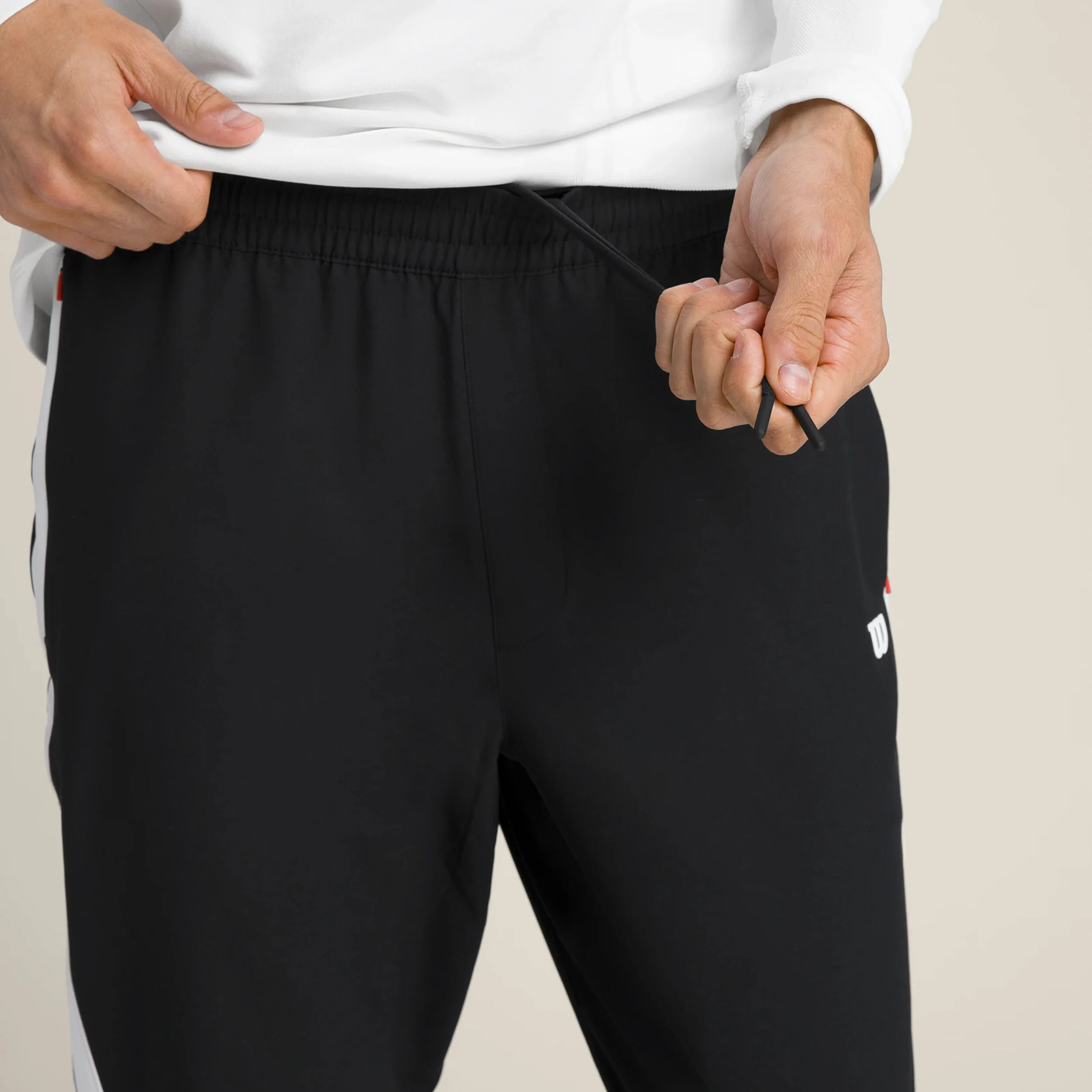 Wilson Grand Slam Pantalon Survêtement Hommes - Noir