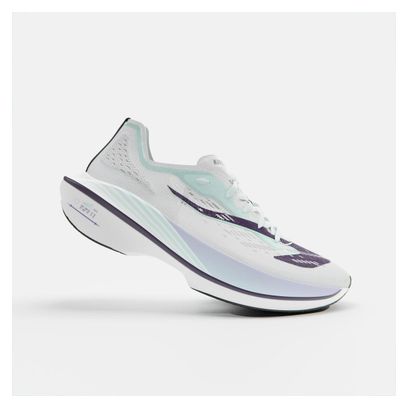 Chaussures Running Femme Kiprun Carbone KD900X LD Blanc/Vert