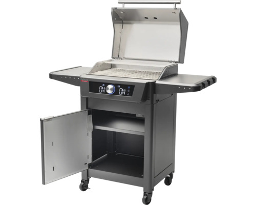 Char-Broil 2400W elektrische grill, zwart, inclusief vetopvangbak, keukengereihouder, grillrek en warmhoudrek