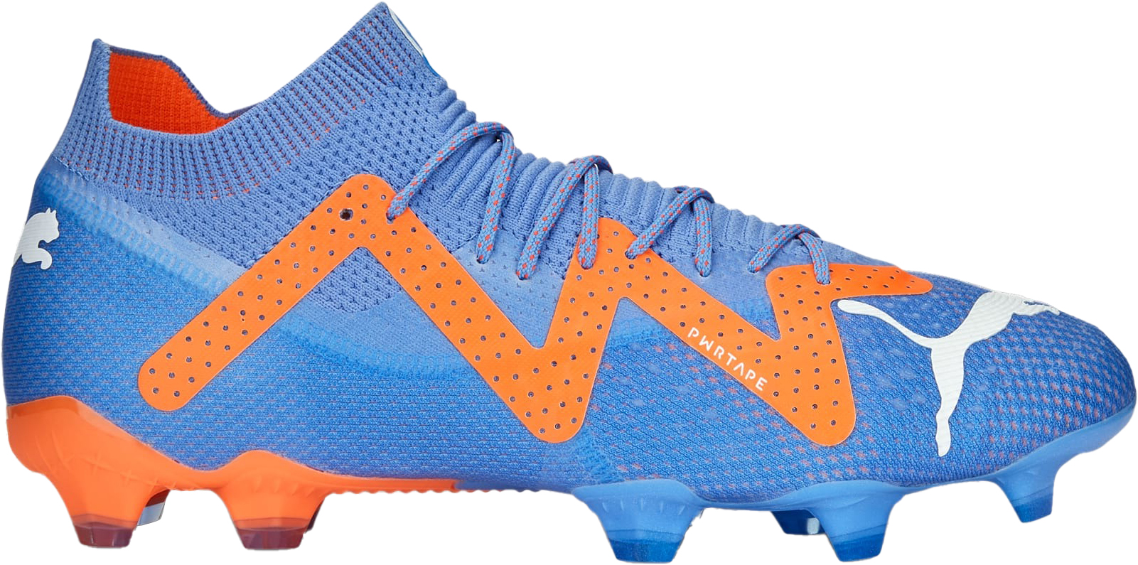 Future Ultimate FG/AG Unisex Blue Glimmer/PUMA White/Ultra Orange