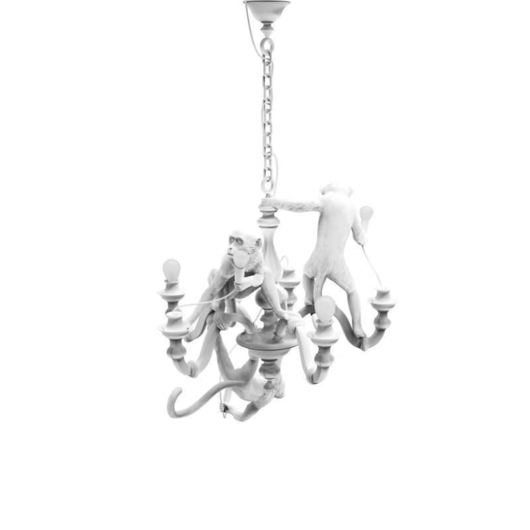 Seletti Monkey kroonluchter zwart