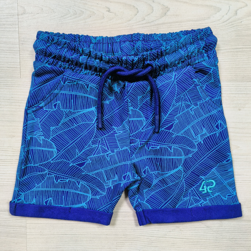 Printed sweatshort - Clematis Blue