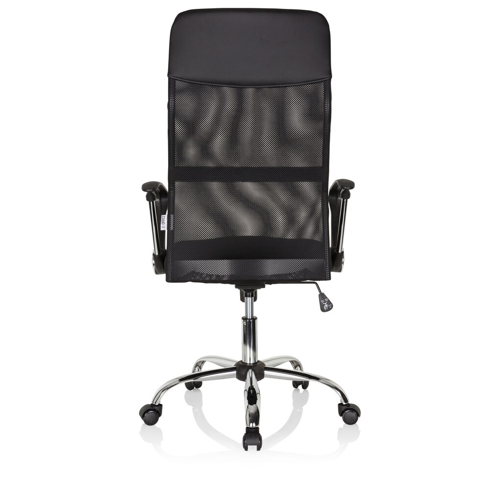 Home Office Chefsessel PURE NET Kunstleder/Netzstoff mit Armlehnen hjh OFFICE