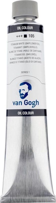 Van Gogh Olieverf Tube Titaanwit (Saffloerolie) 105