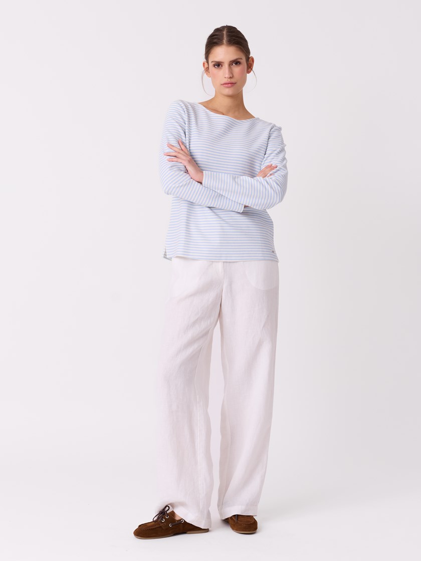 Mary topp Chambray Blue