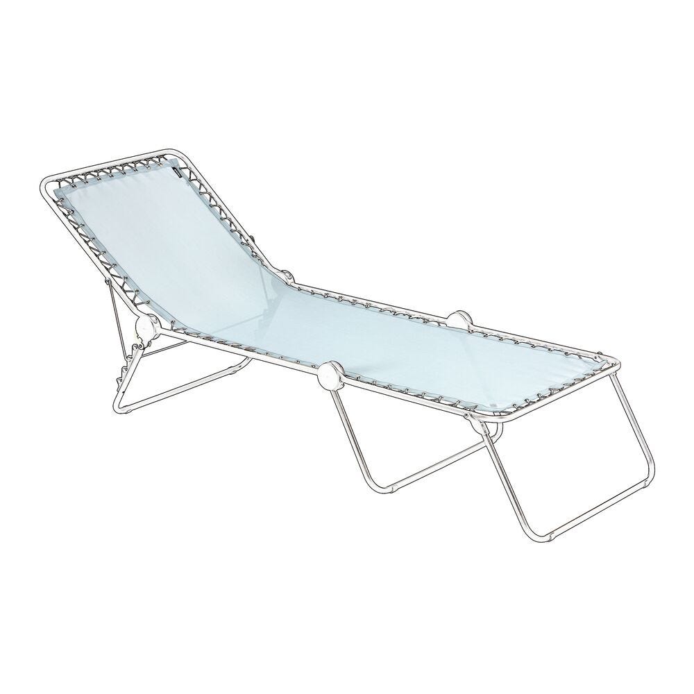Sonnenliege Ersatzteilset Siesta Batyline® Iso Blau Ciel