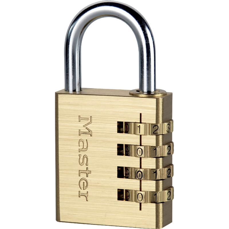 Master Lock combinatiehangslot Aluminium, 40mm