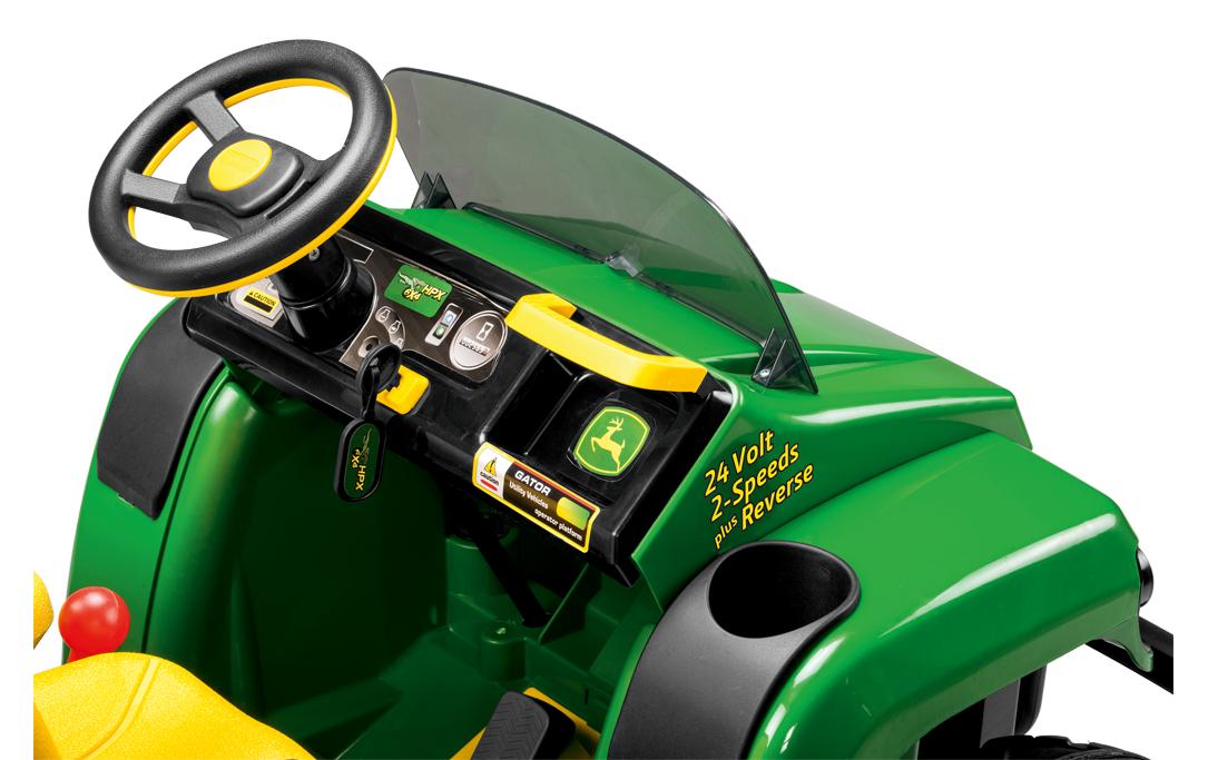 John Deere Gator HPX Gelb/Grün<br>Geländefahrzeug für bis zu zwei Kinder