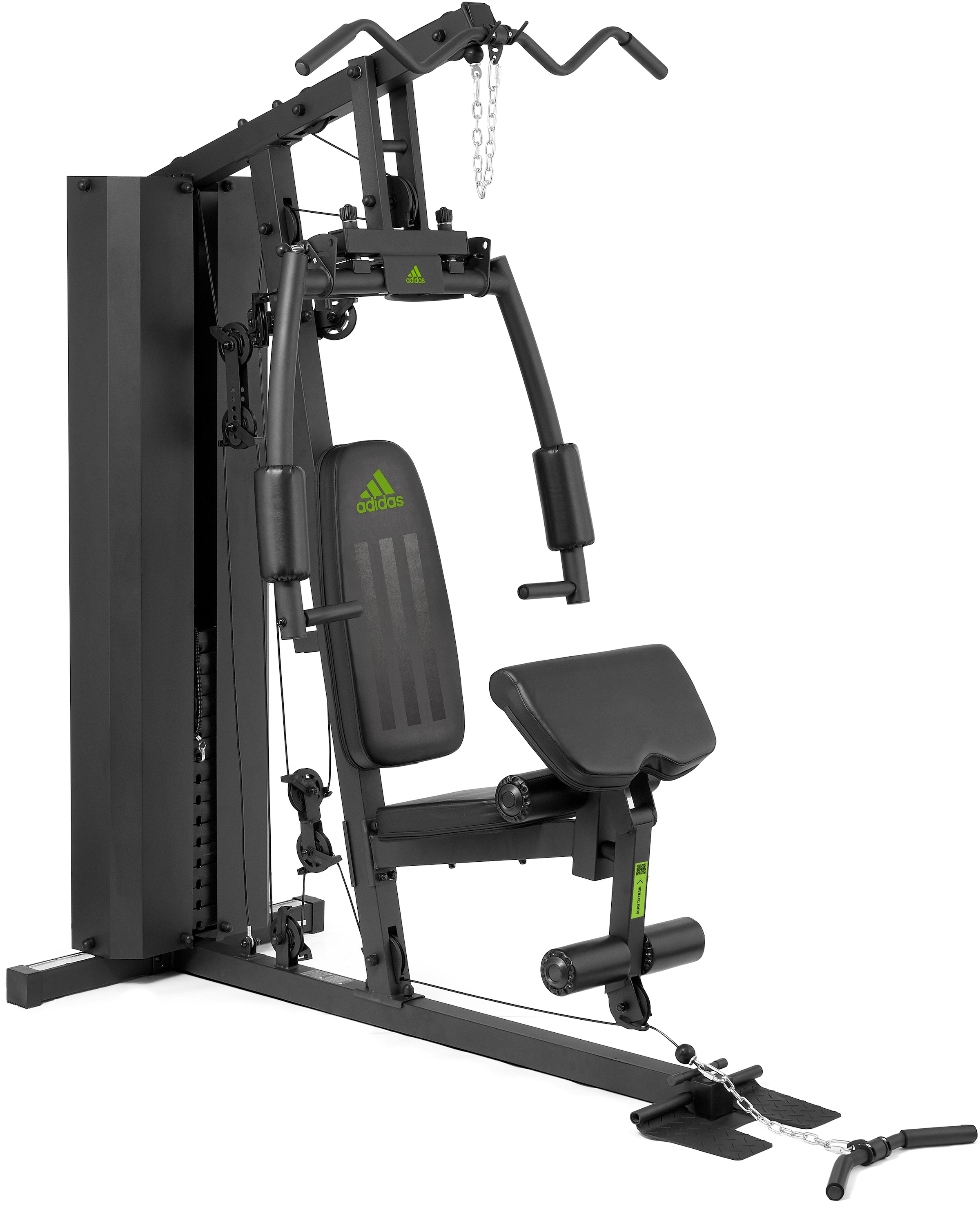 adidas Performance Kraftstation »Home Gym« 15 Gewichtsblöcke Butterflystange, Latzug, Ruderfunktion und mehr,  multifunktionale Fitnessstation, max. Trainingsgewicht 99,73 kg