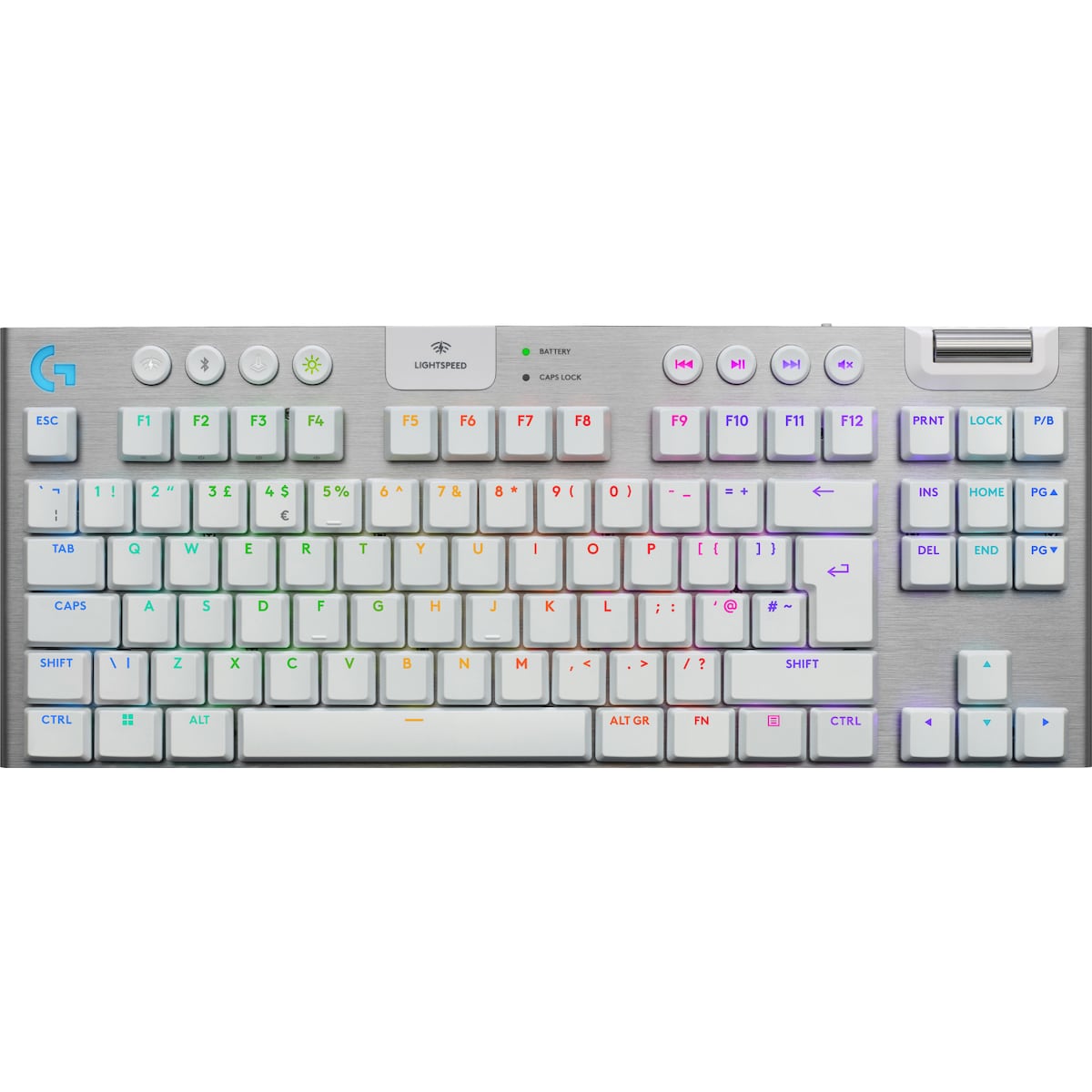 Logitech G915 X Lightspeed TKL Wireless Tactile gamingtastatur (hvit)