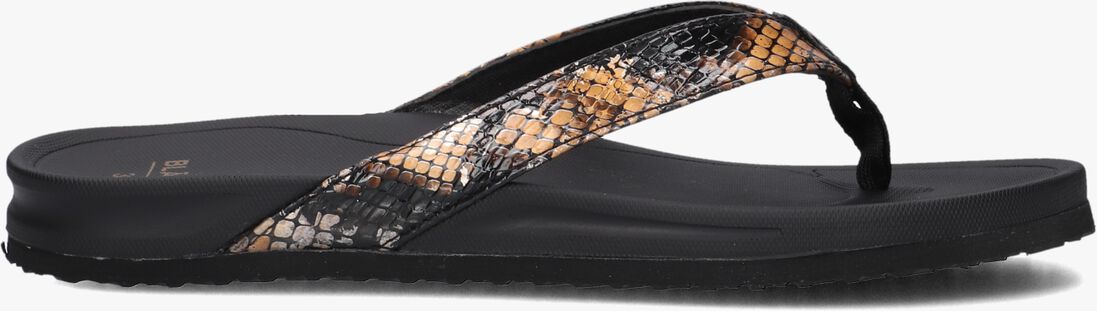 zwarte blasz teenslippers bella 2402