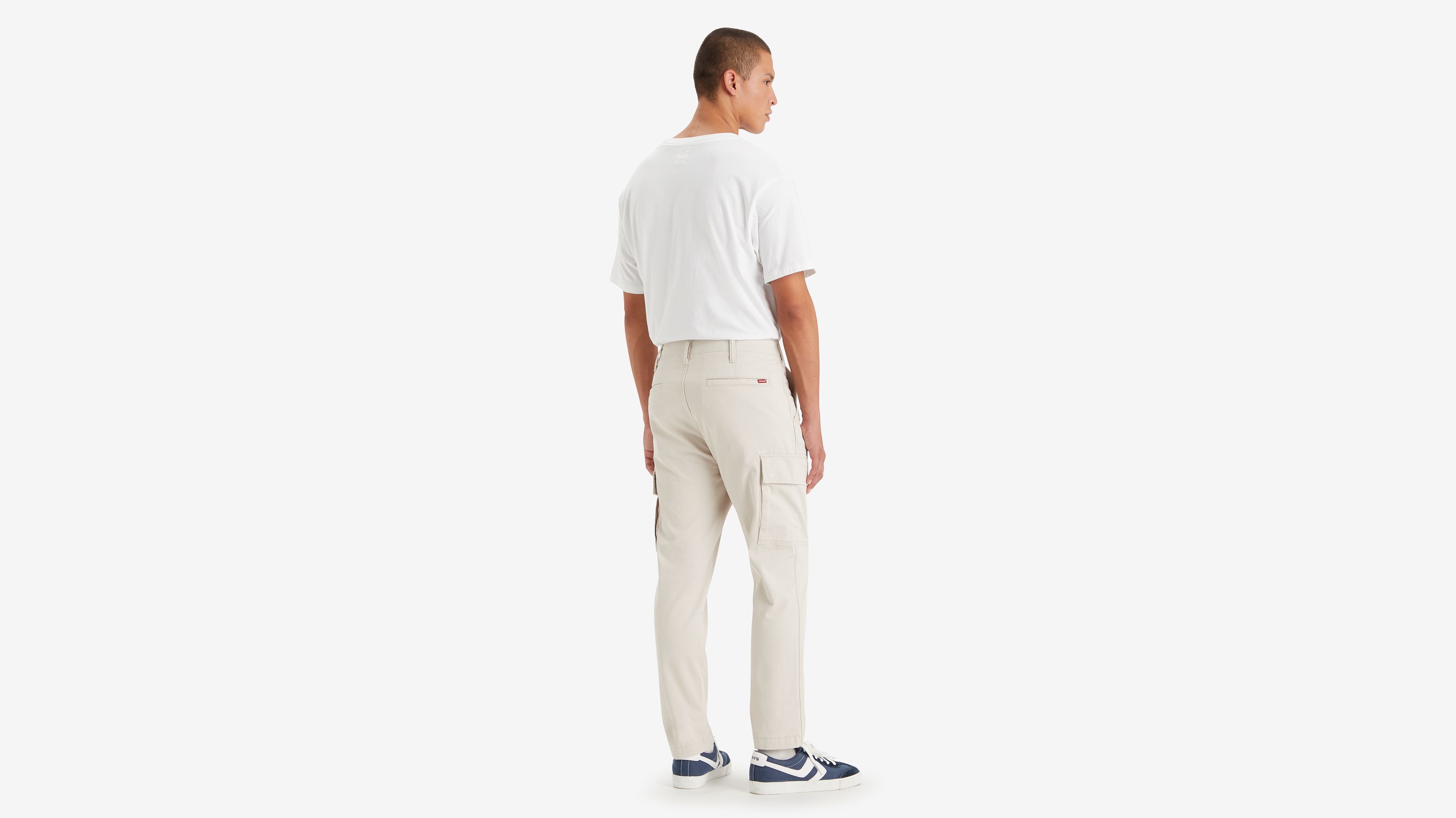 Pantalon XX Cargo slim - Pumice Stone Stretch Twill - Blanc
