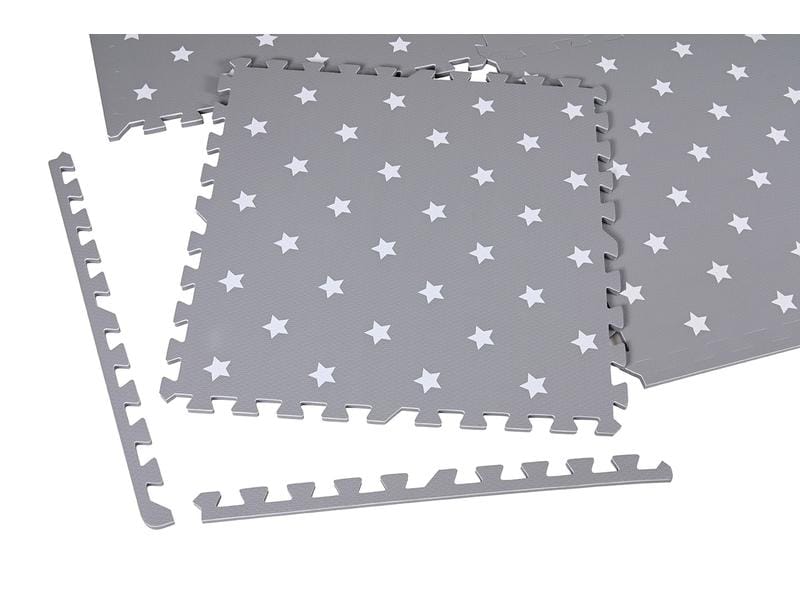 Knorrtoys Puzzlematte Sterne Grau Strapazierfähige und robuste Spielmatte