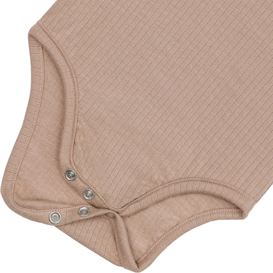 LÄSSIG Baby Body Ärmellos braun