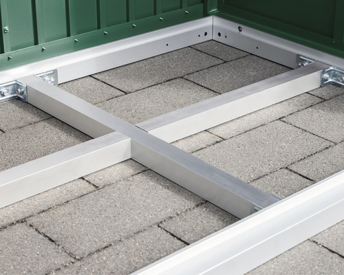 Onderbouw Hörmann EcoStar tuinhuis type 3 zilver