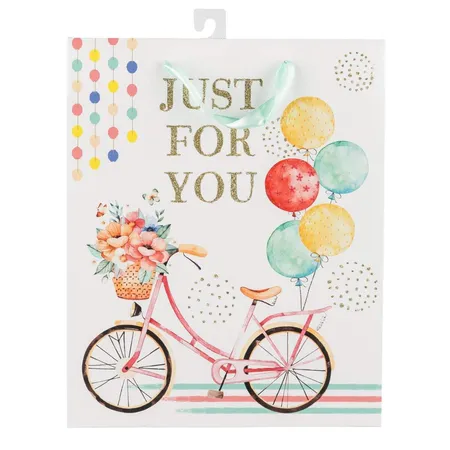 Idena Geschenktasche Ballons 26 x 32 x 12 cm