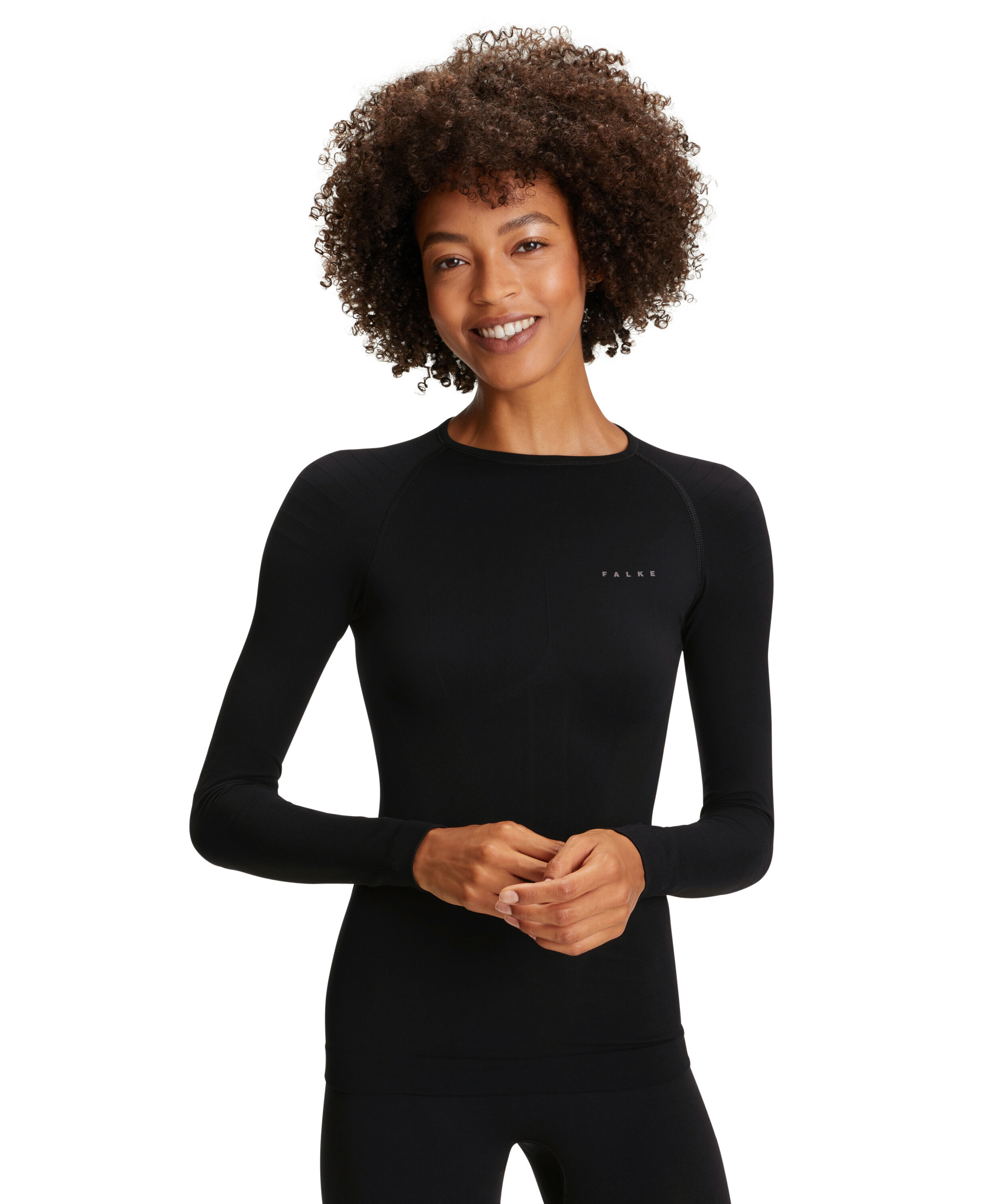 Falke Warm Longsleeved Shirt Tight Womens Black