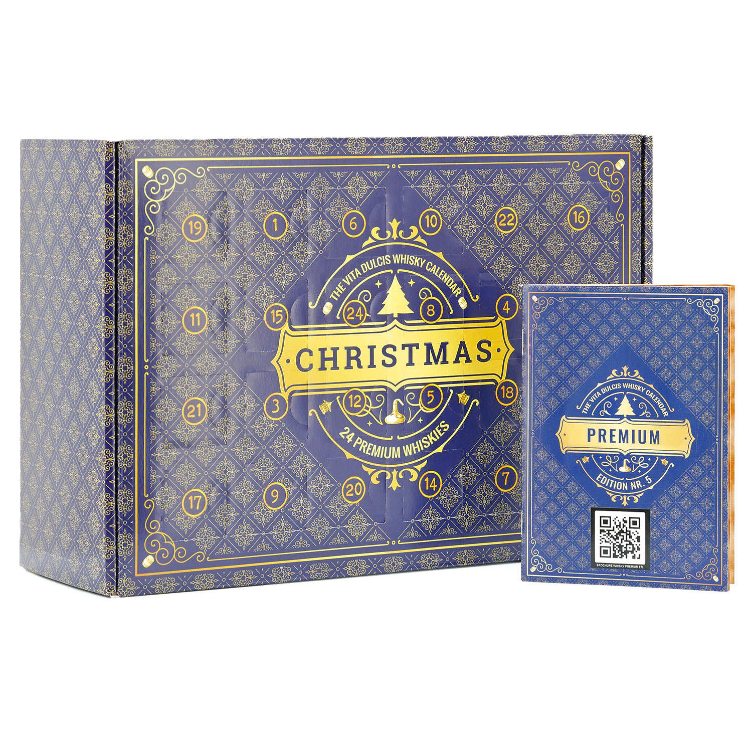 Calendrier de l'avent Scotch Whiskys Premium (24 mignonnettes)