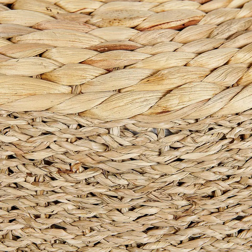 BACKAN - Poef - Natuurlijk - 50 cm - Waterhyacint
