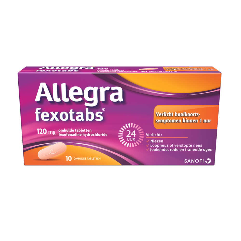 Allegra Fexotabs Bij Hooikoorts10 tabletten
