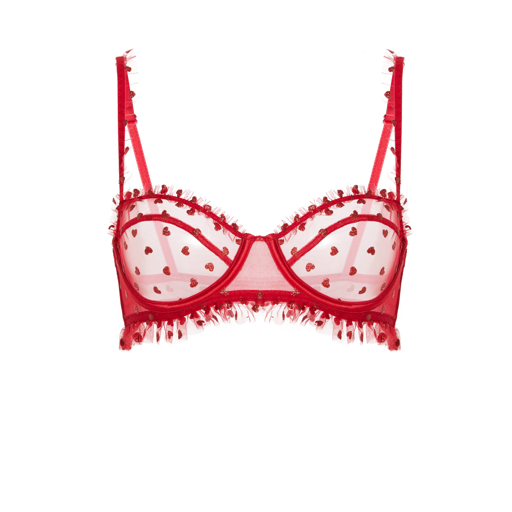 Soutien-gorge corbeille en tulle