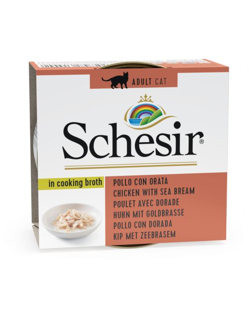 Schesir Kat Bouillon 70 g - Kattenvoer