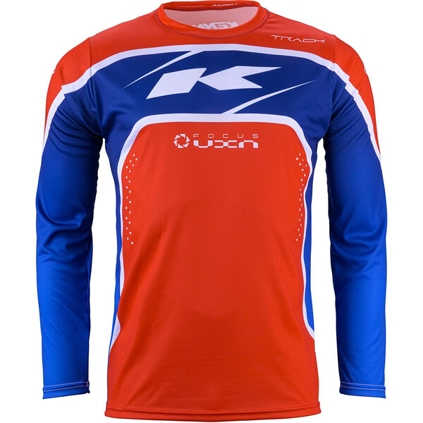 Kenny - Maillot enfant Track Kid Focus Rouge / Bleu / Blanc