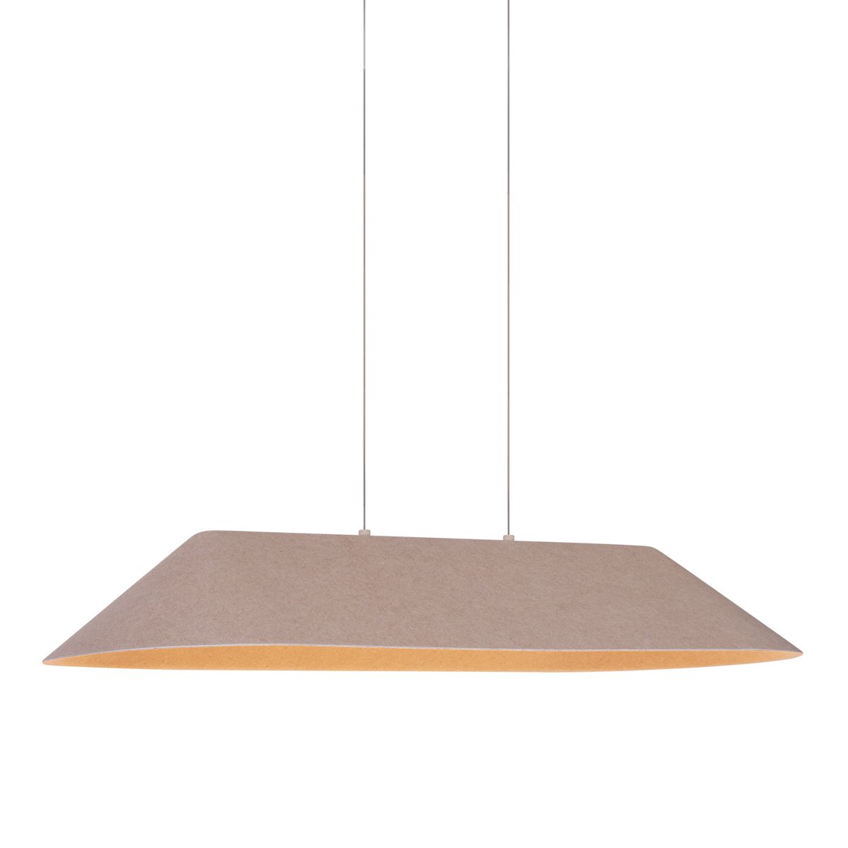 Moderne hanglamp beige incl. LED 3-staps dimbaar - Dani