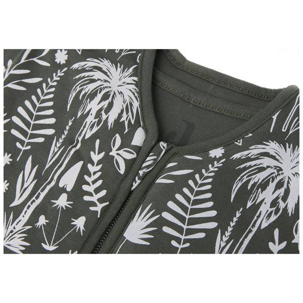 JolleinJollein   Schlafsack 4-Jahreszeiten botanical leaf green 110 cm