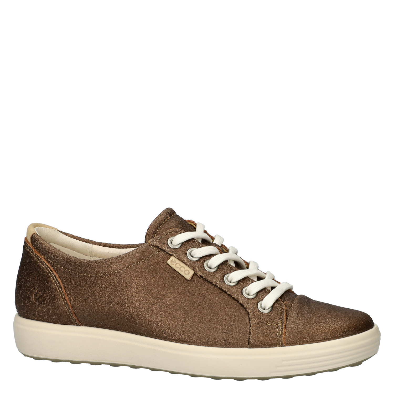 Soft 7  dames sneaker Ecco Brons