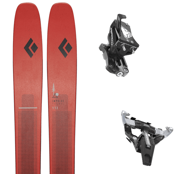 Pack ski de randonnée BLACK DIAMOND DIAMOND IMPULSE 112 TI + Fix