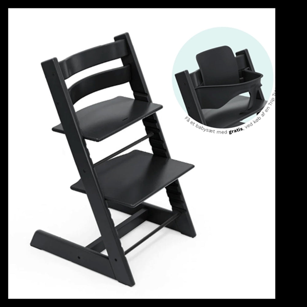 Tripp Trapp® Chair Black - Stokke® → Luksusbaby.dk