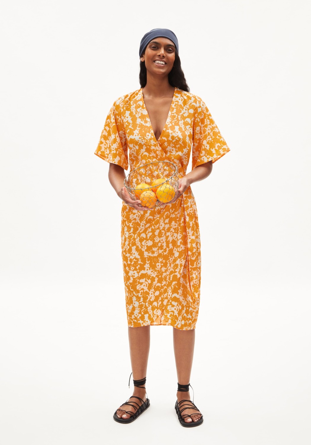 Armedangels Tencel-Kleid Nataale Mangorange