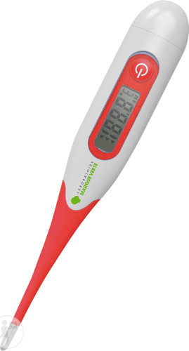 Marque Verte Thermomètre Digital Embout Flexible Rapide 10 Secondes 1 Pièce